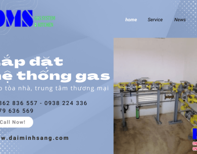 Lắp đặt hệ thống gas cho tòa nhà, trung tâm thương mại